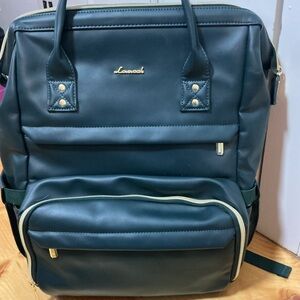 Loveook Teal Backpack with Gold Hardware